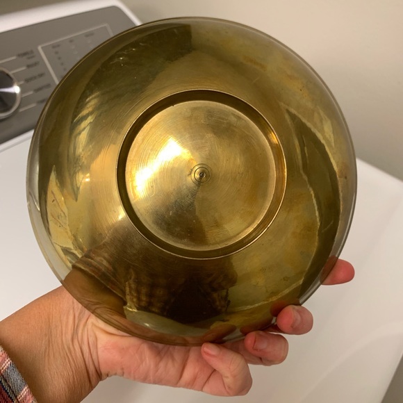Decorative Brass Bowl with Enamel•Made in India - Picture 2 of 4